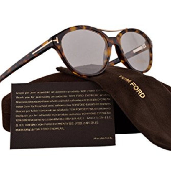 Tom Ford Havana/Brown 5412 056 Bridge Rx frame - Picture 2 of 4